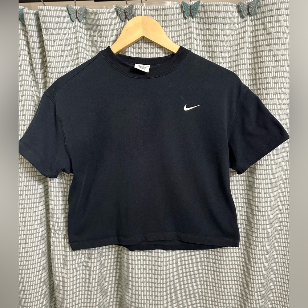 Nike Black Crop Top